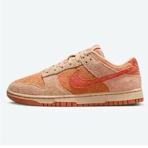 Nike Dunk Low in Shimmer and Burnt Sunrise